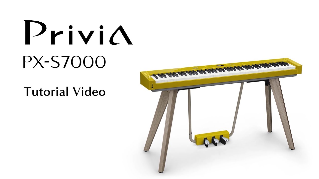 Privia PX-S7000 Tutorial Video｜CASIO
