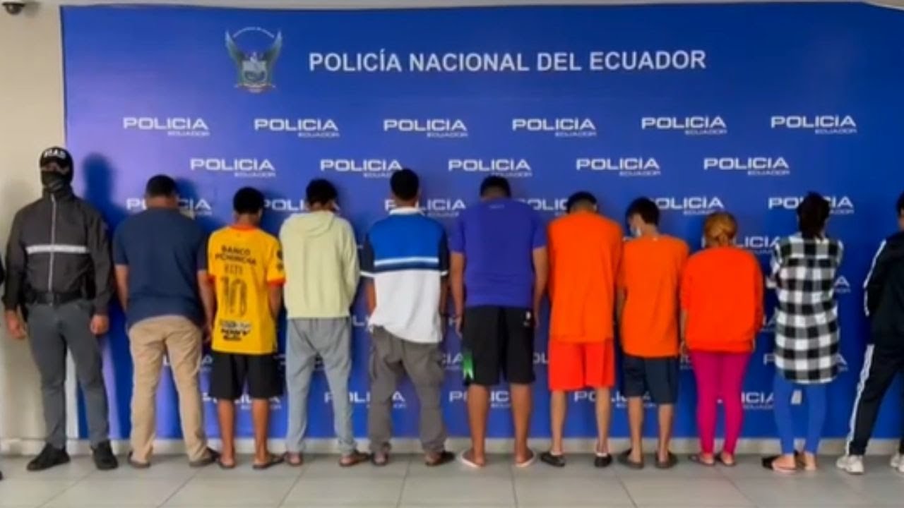 Golpe a Los Choneros: 21 allanamientos y 15 detenidos por cr&iacute;menes
