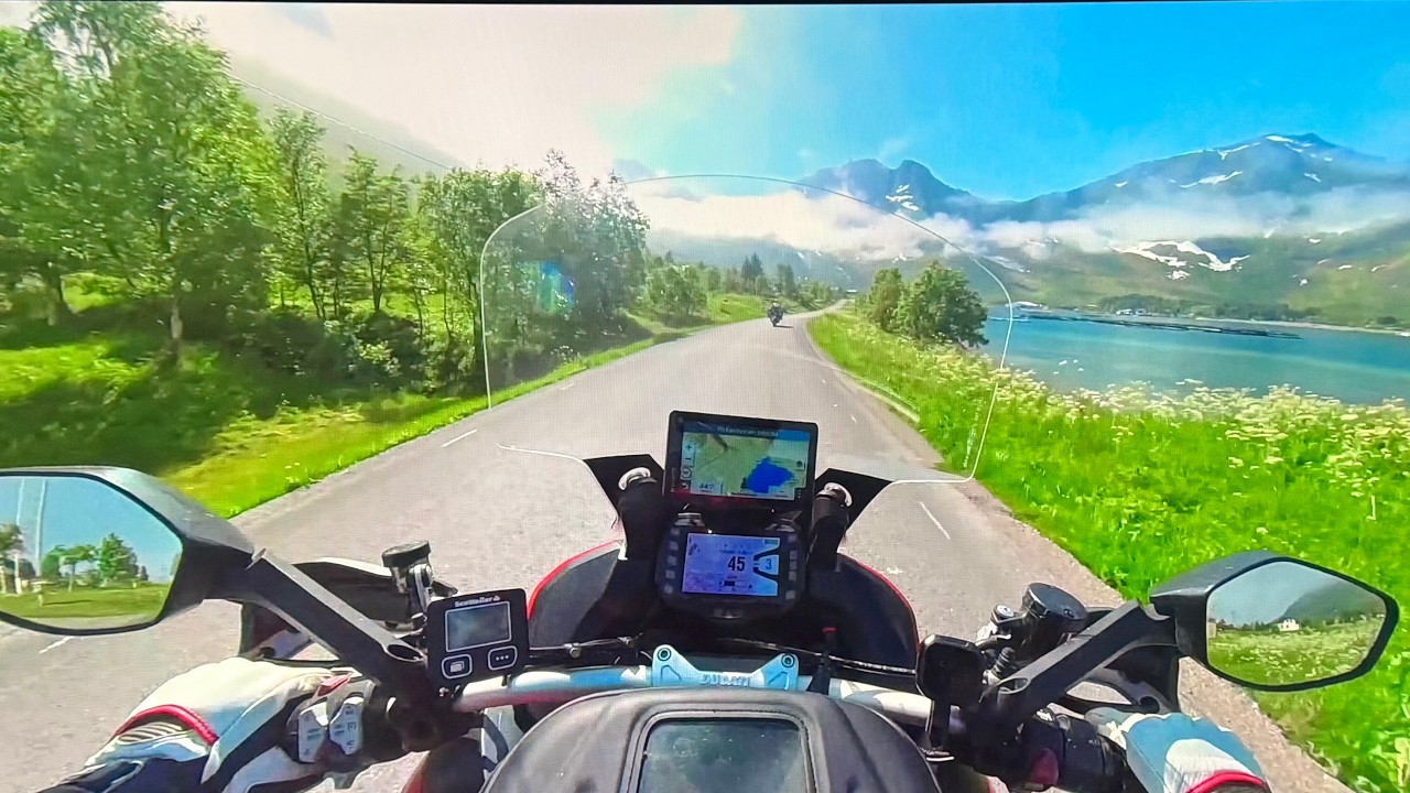 Motorcycle Trip to Lofoten Islands - Hailstorm - Audio Remix 2024