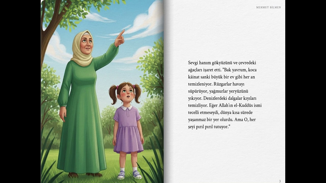 El-Kuddüs'ün Aynasında Tertemiz Bir Dünya- Çocuklar için Hikayeler Serisi -2