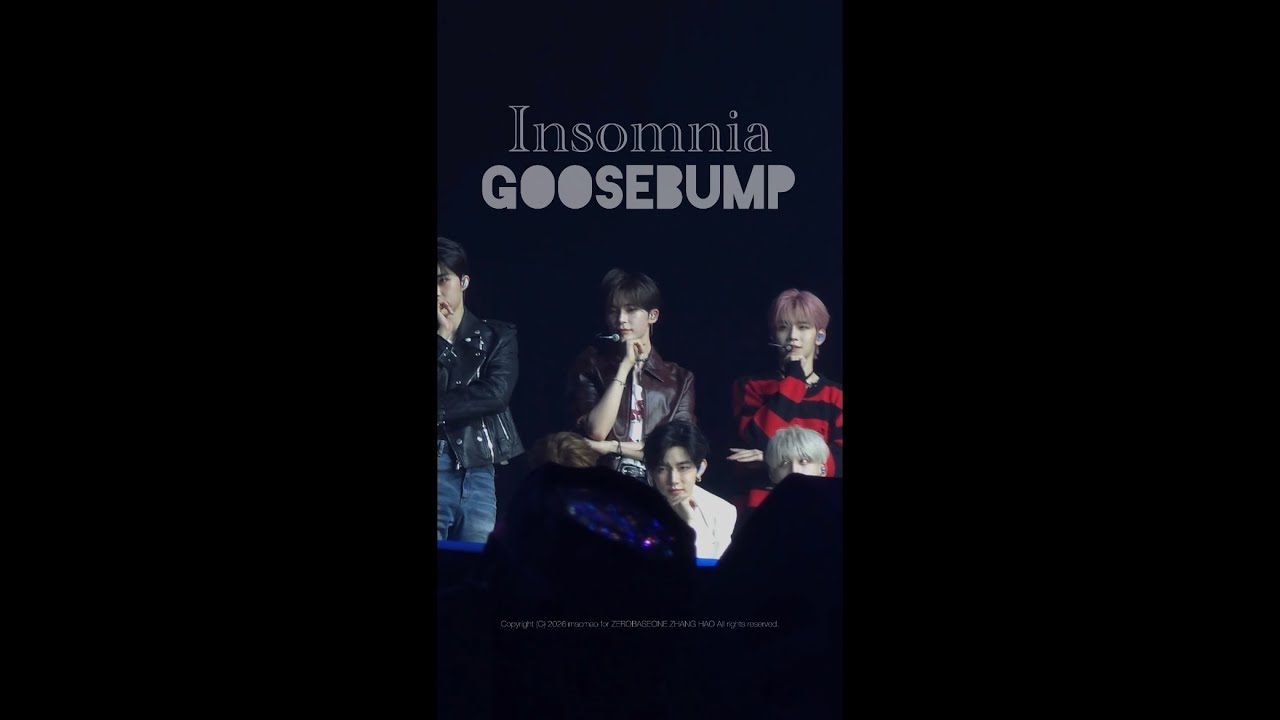 260313 ‘Insomnia+Goosebumps‘ 장하오 직캠 [ZHANG HAO fancam] ZEROBASEONE HERE&NOW ENCORE IN SEOUL Day1