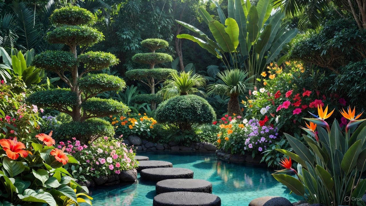 Garden Tour 2026 🌿 | Peaceful Garden, Beautiful Plants & Natural Design  Garden Ideas
