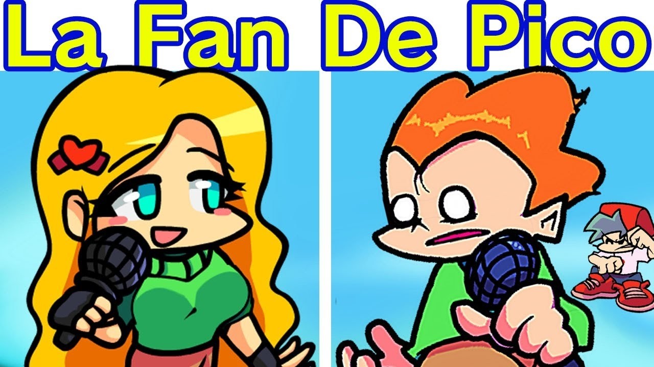 Friday Night Funkin' Vs Sun - Pico Fangirl Semana Completa + Escenas Y Todos Los Finales / BF & GF
