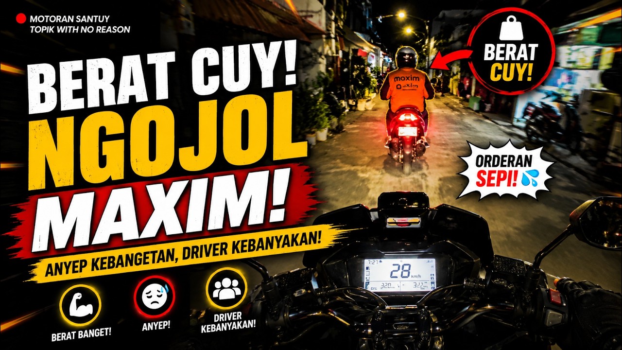 SEDIH, RUGI JADI OJOL MAXIM! | TONTON DULU, BIAR GAK NYESEL!