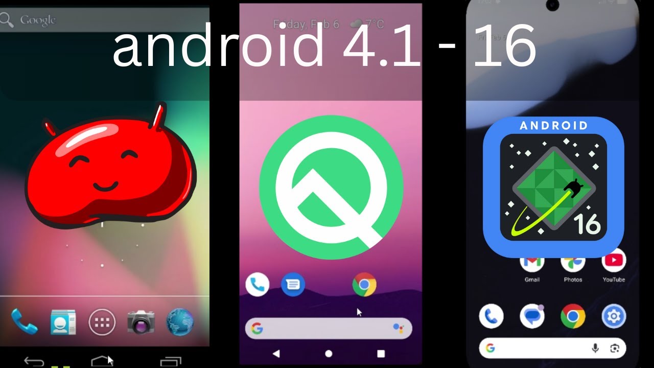 Android 4.1-16 CANARY | android UI evolution