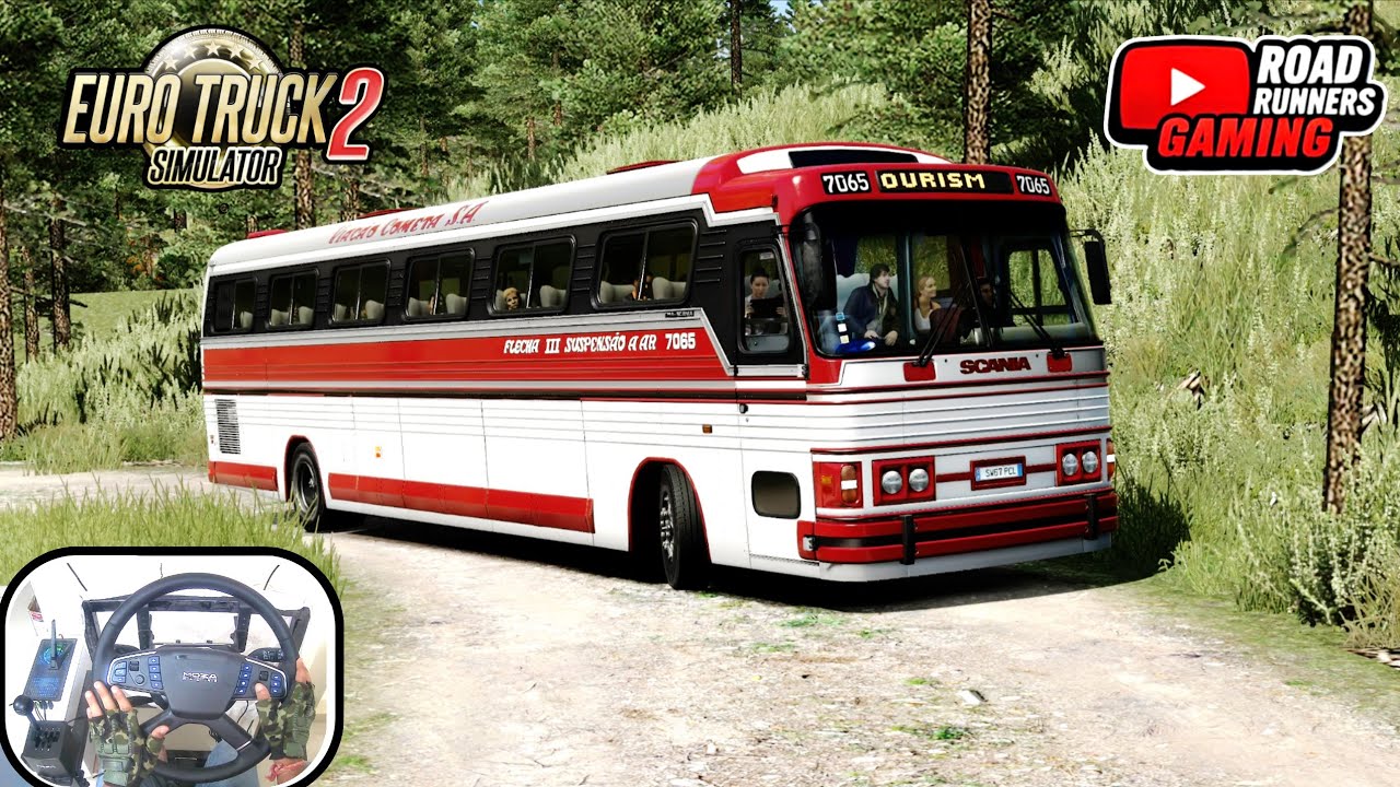 Euro Truck Simulator 2 | CHALLENGING Full Heavy Traffic + CMA Scania Bus Passenger Trip | 4K HDR
