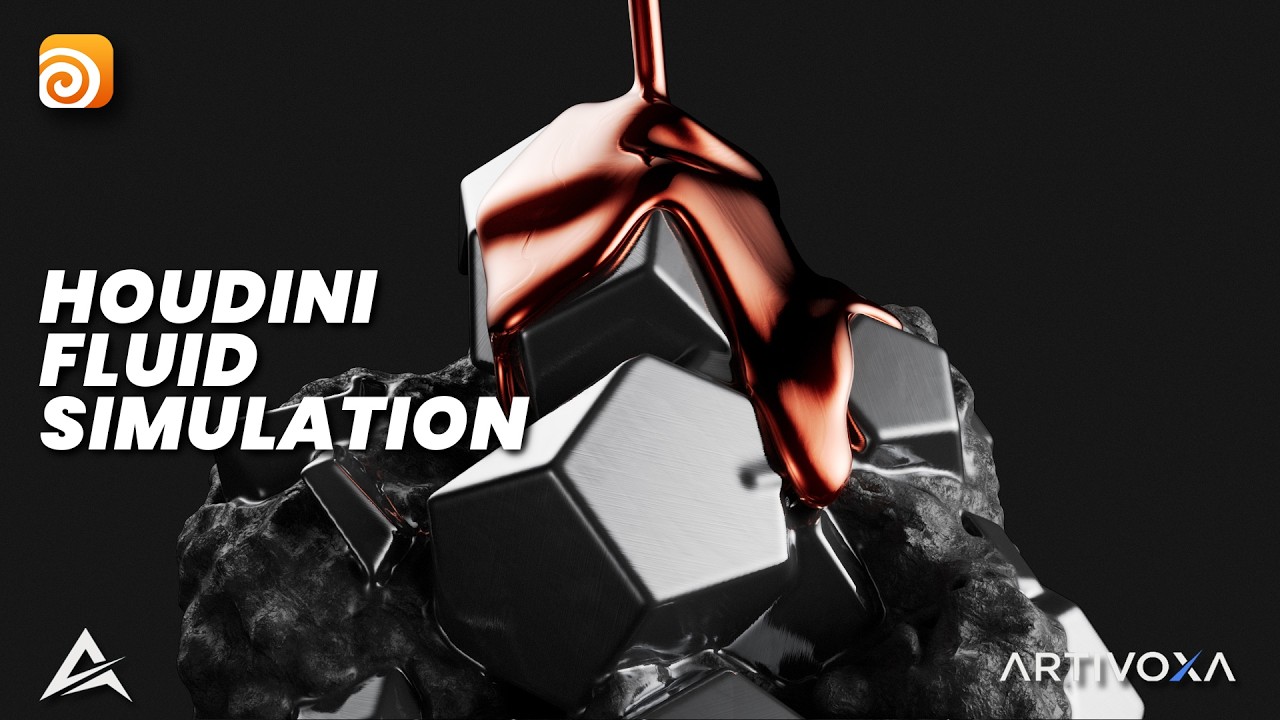 Houdini Tutorial | BEGINNER FLUID SIMULATION