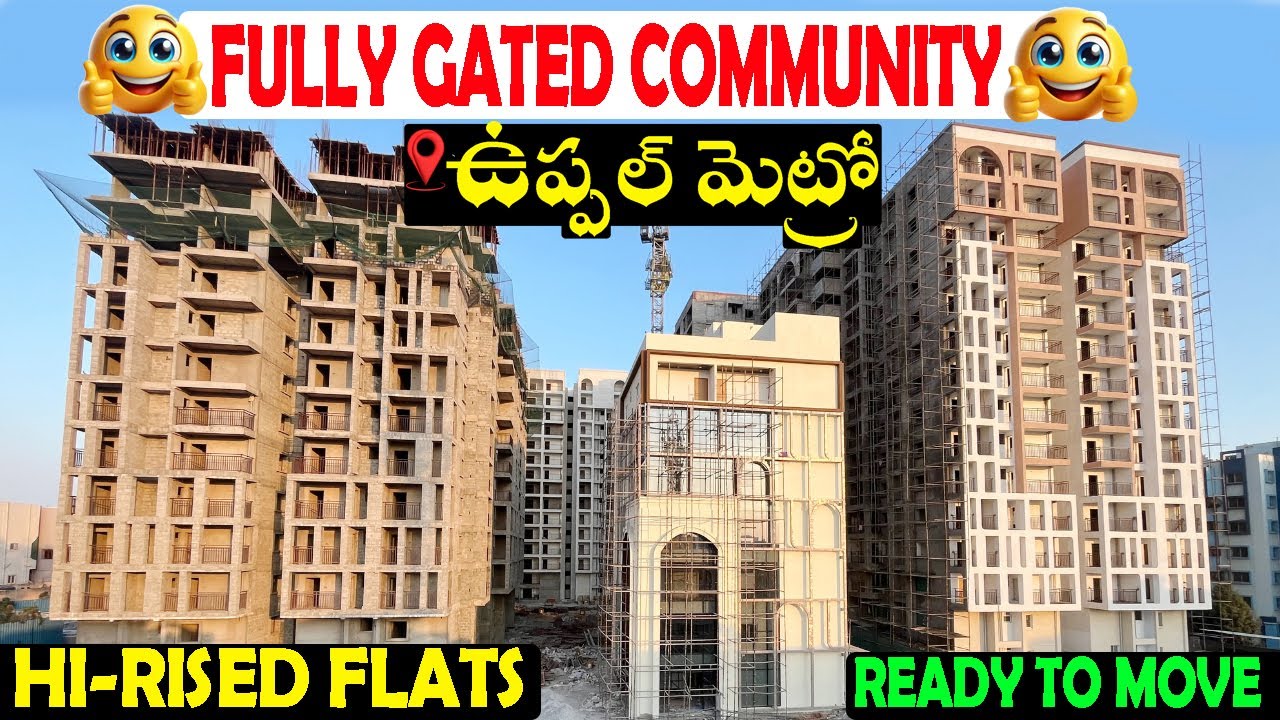 Premium Gated Community 2 & 3 BHK Flats For Sale In Uppal | Ready To Occupy Flats In Hyderabad |