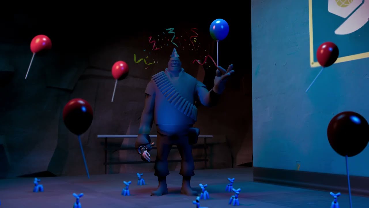 Not Funny spy? Heavy Clown [animation]