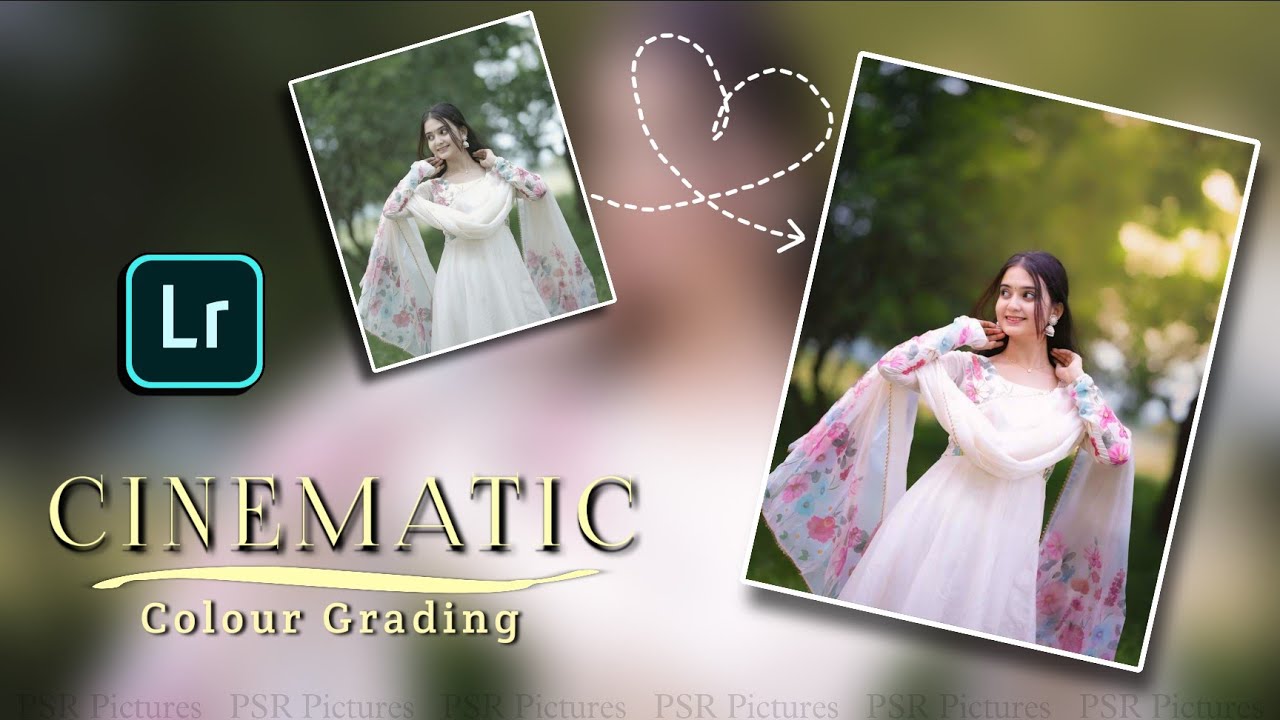 Cinematic colour grading Lightroom photo editing//Lightroom easy tricks and preset #psrpictures