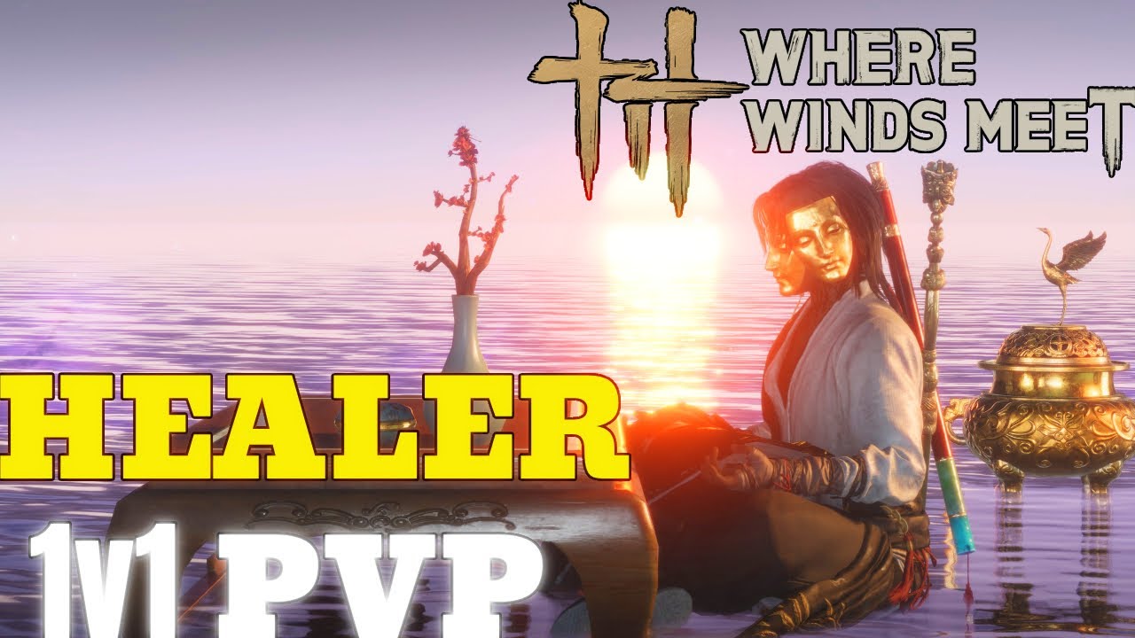 MAX DAMAGE HEALER PVP 1v1 Arena - Where Winds Meet #wherewindsmeet