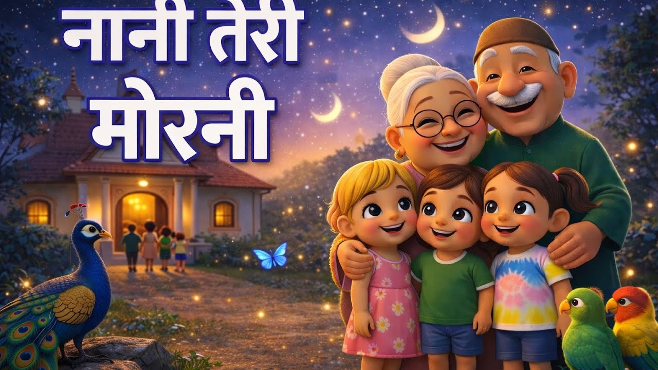 #NaniTeriMorni #KidsRhymes #HindiRhymes #NurseryRhymes #RhymesMasti #KidsSong
