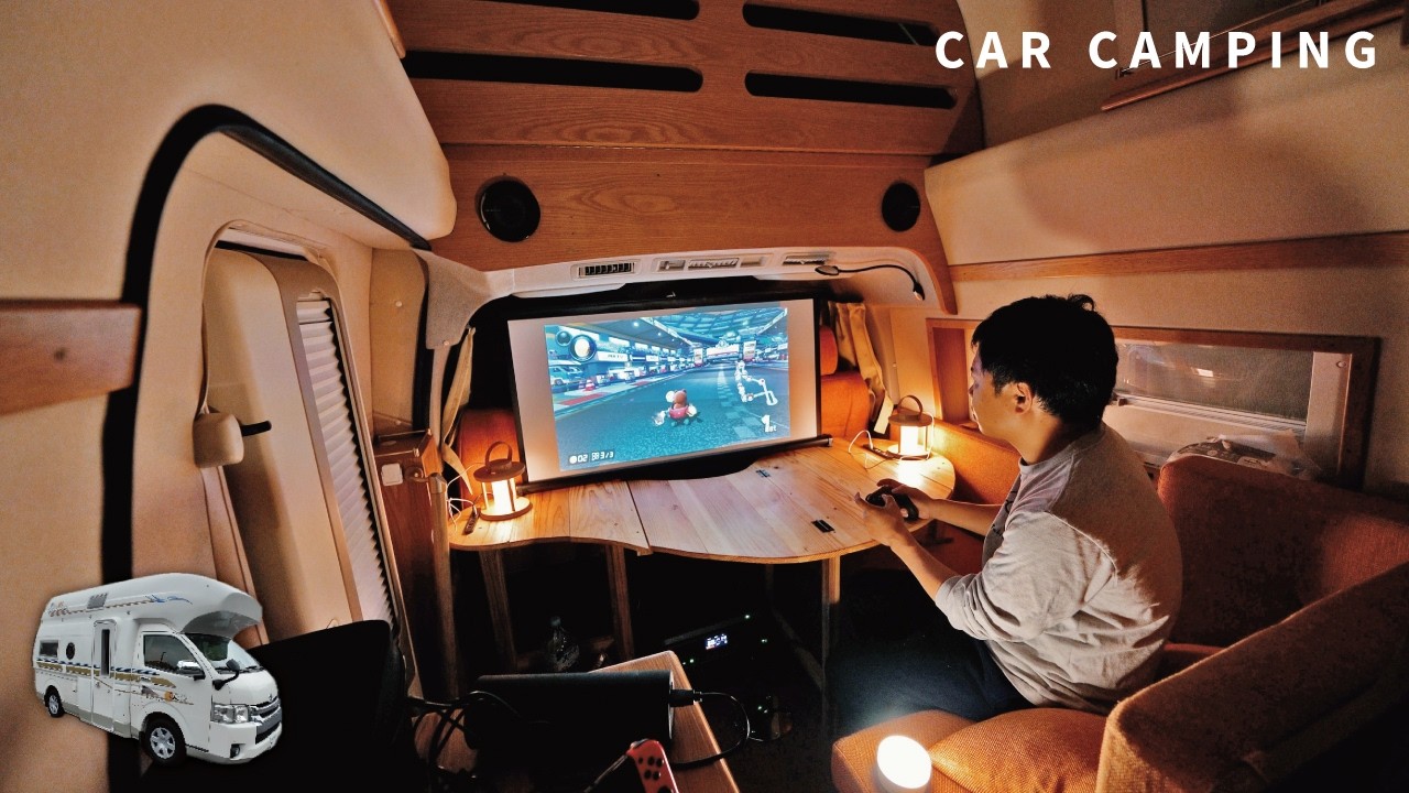 [Hiace Car Camping] Игровой автокемпинг. Собери подержанный кемпер своими руками! Автокемпинг на