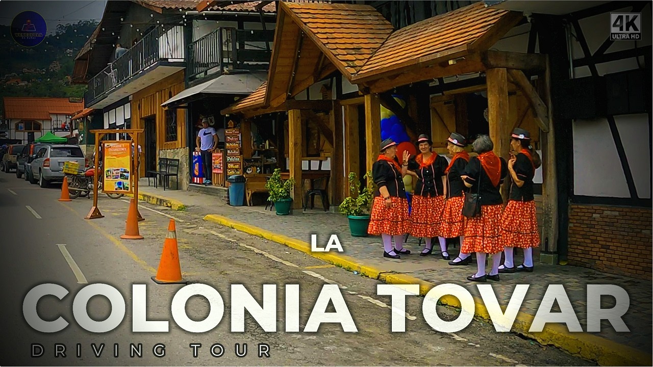 🇻🇪 | City Tour en La Colonia Tovar: Un Recorrido Visual en 4K. | DRIVING | VENEZUELA | 2024.