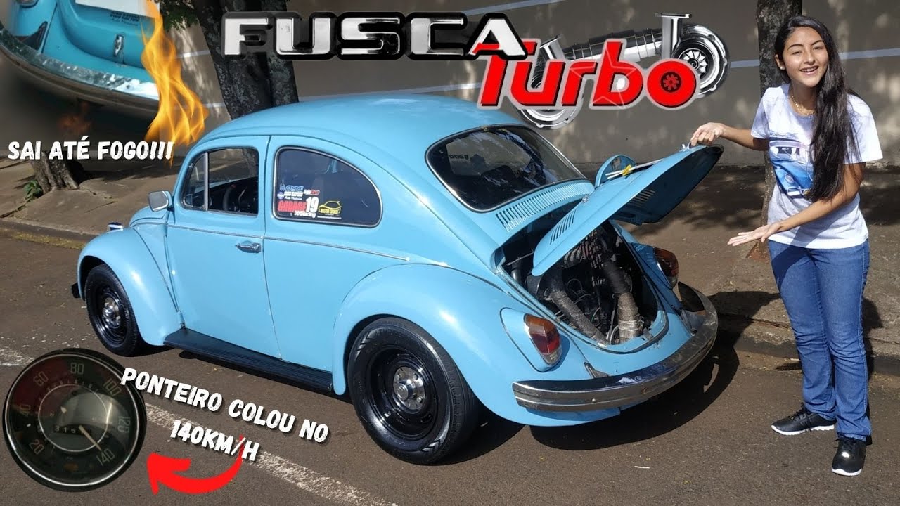 FUSCA TURBO - MOTOR 1600 ORIGINAL *ME SURPREENDI COM A FORÇA DESSE FUSCA*