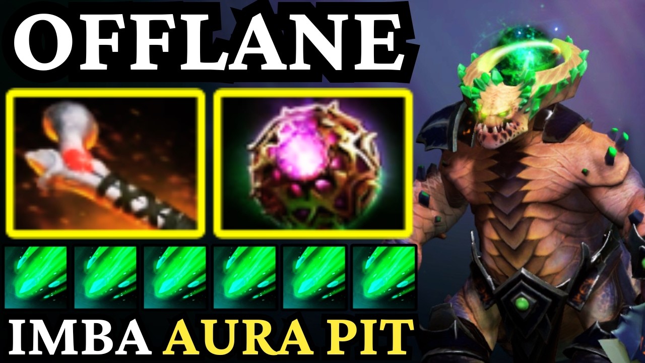 🔥 Enemy Can't Escape UNDERLORD Offlane &mdash; Atrophy Aura! 🔥 Dota 2 Offlane