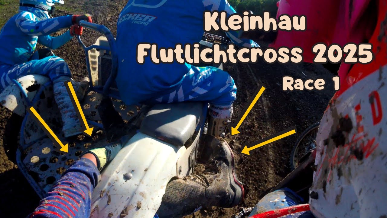 Kleinhau Flutlichtcross 2025 | Race 1 Twinshock Sidecars