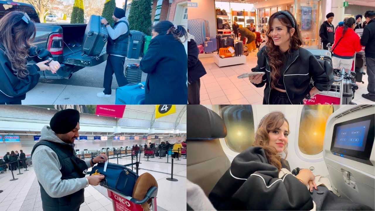CANADA🇨🇦 TO INDIA🇮🇳 AFTER 1.4 YEARs || AIRPORT VLOG || NEOS FLIGHT EXPERIENCE✈️ || 