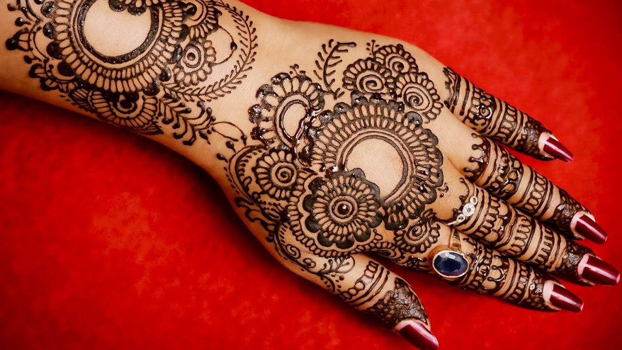 🔥😱Bridal back hand simple design ll mehndi ka dizain ll henna design ll mehndi ka design ll art💗💝