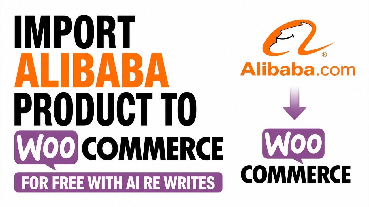 Import any product from Alibaba to Woocommerce for FREE, FAST and UNLIMITED