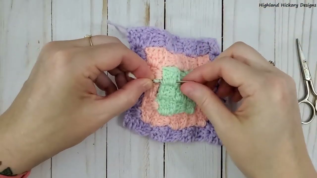 C2C Series: Video #12 How To Weave In Ends Like A Pro