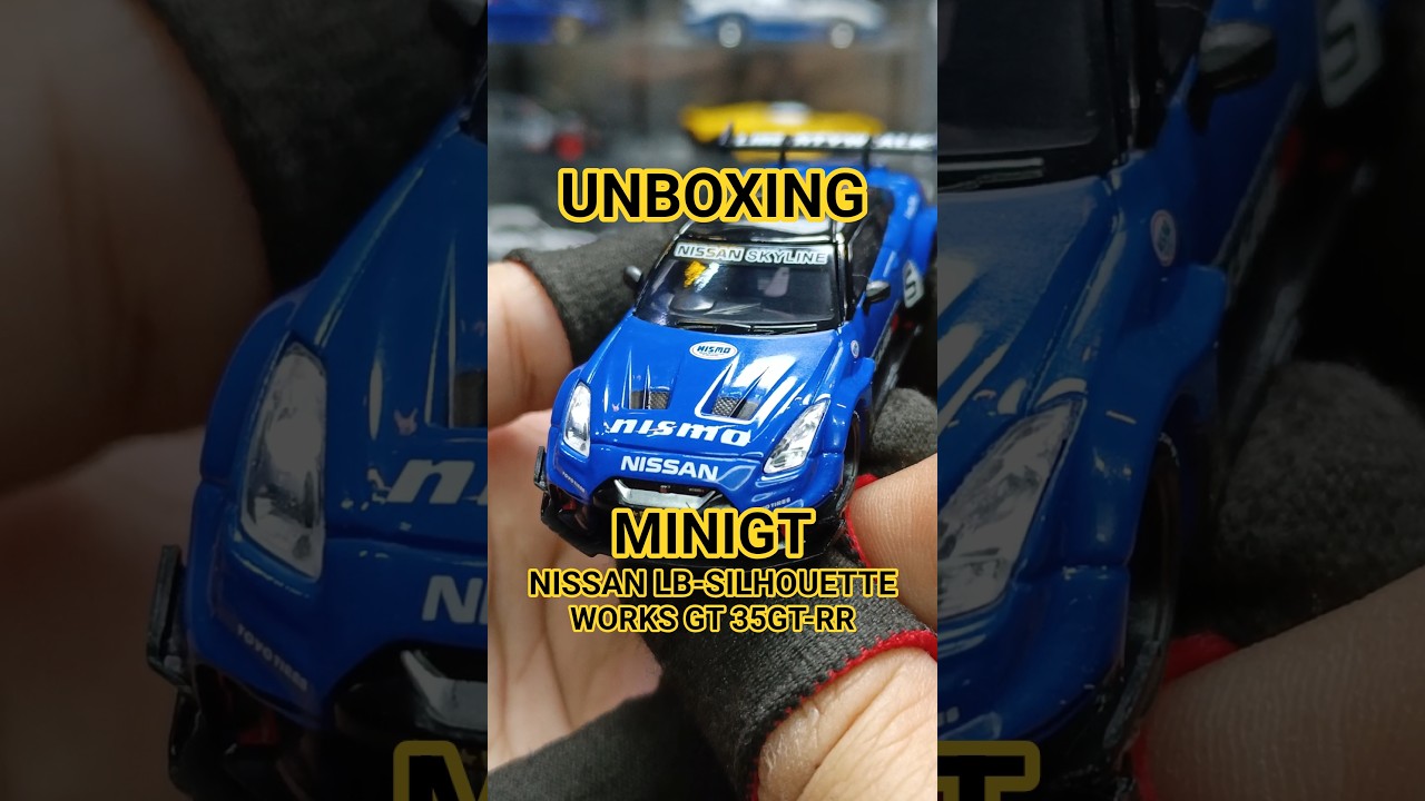Unboxing MINIGT Nissan LB-Silhouette Works GT 35GT-RR