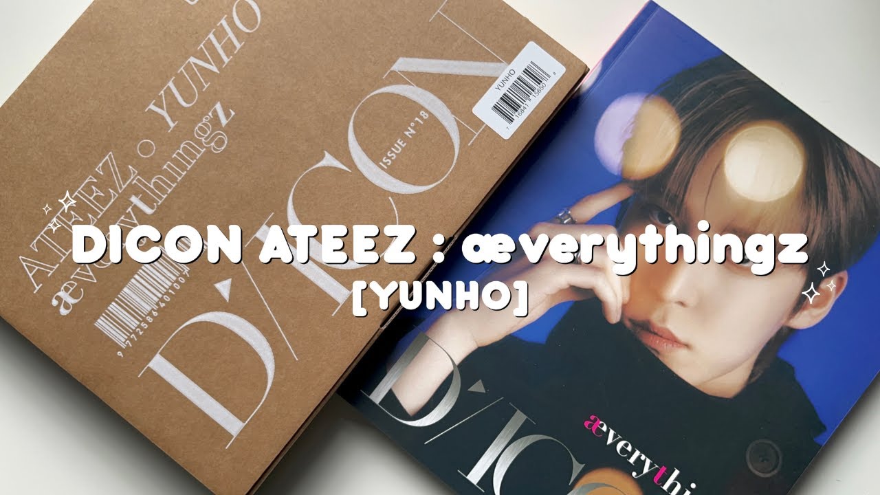 unboxing dicon volume n°18 ateez : æverythi﻿﻿﻿﻿﻿﻿﻿﻿﻿﻿﻿﻿﻿﻿﻿﻿﻿﻿﻿﻿ngz ⟡ yunho edition!