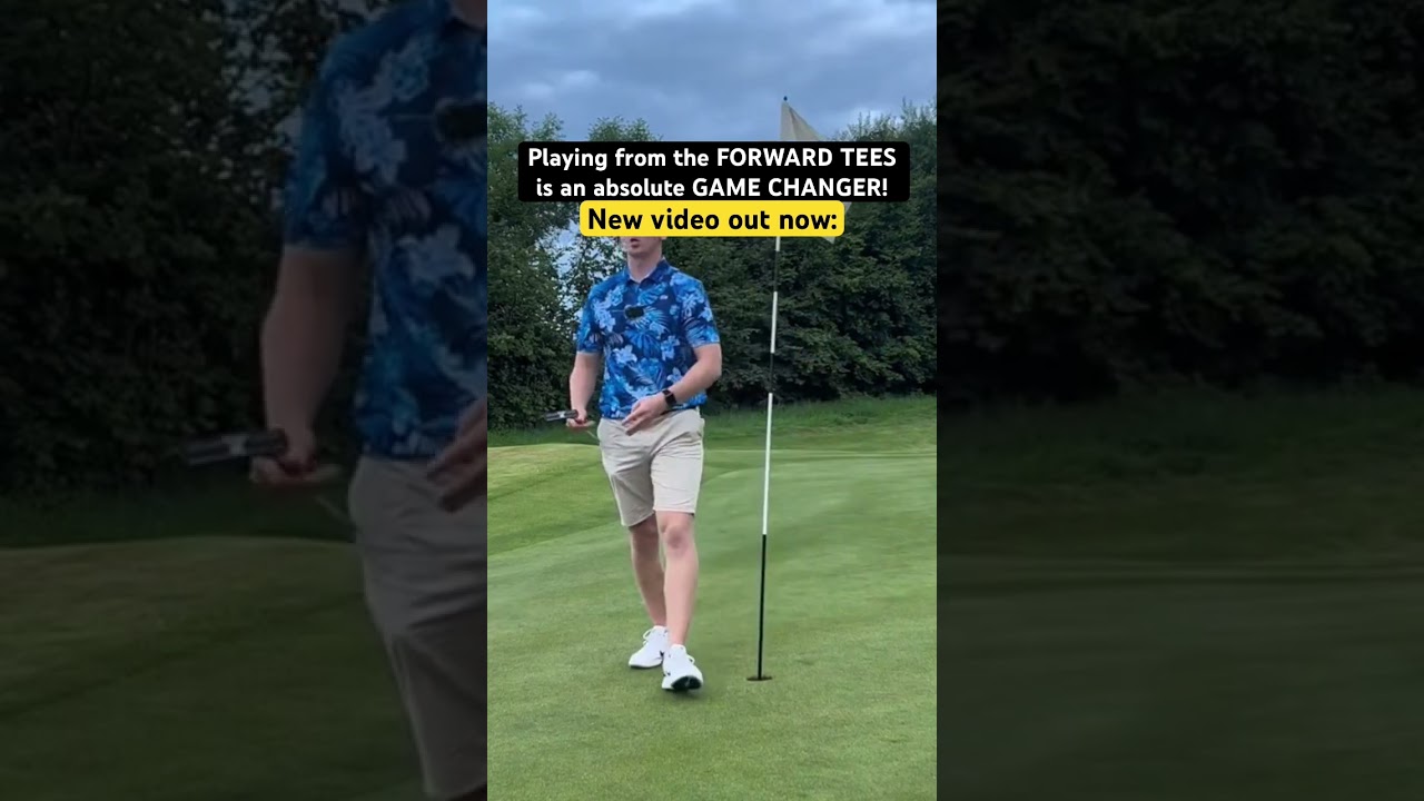 I played 9 Holes from the FORWARD TEES! 