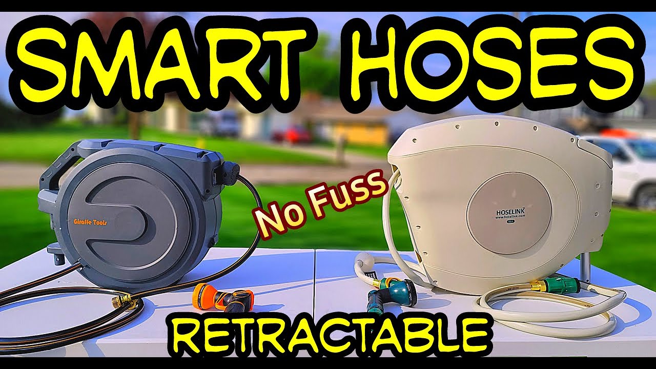 Retractable Hose Reel Install | 82 ft. Hoselink |100 ft. Giraffe Tools| Review and Install