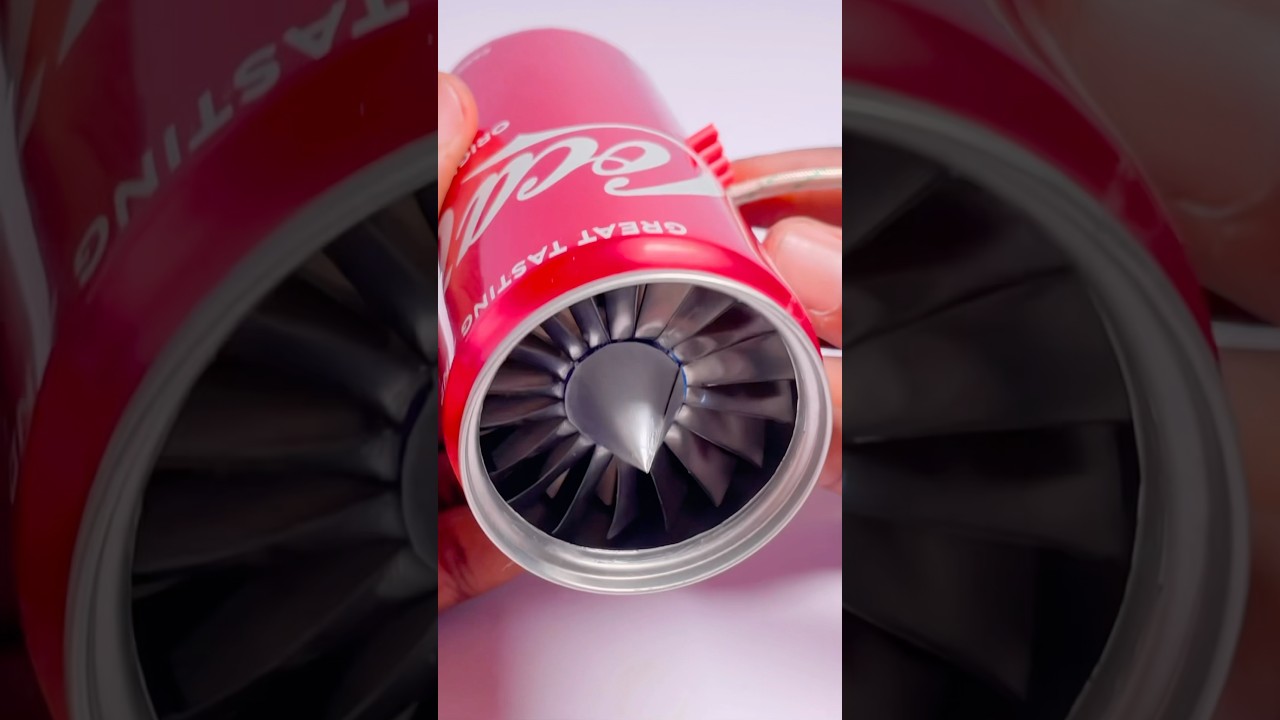 Perfectly Designed Jet Engine from Soda can.