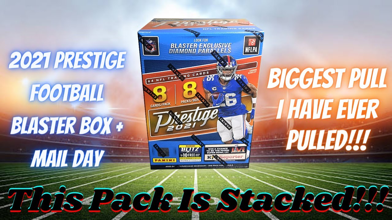 Best Box I Ever Opened💥2021 Prestige Football Blaster Box💥Biggest Pull Of The Year🔥It's So Stacked 💥