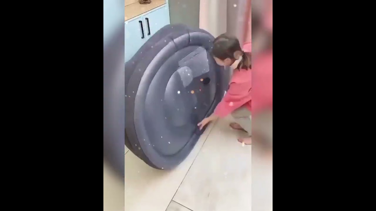Надувний диван з пуфом Air Sofa