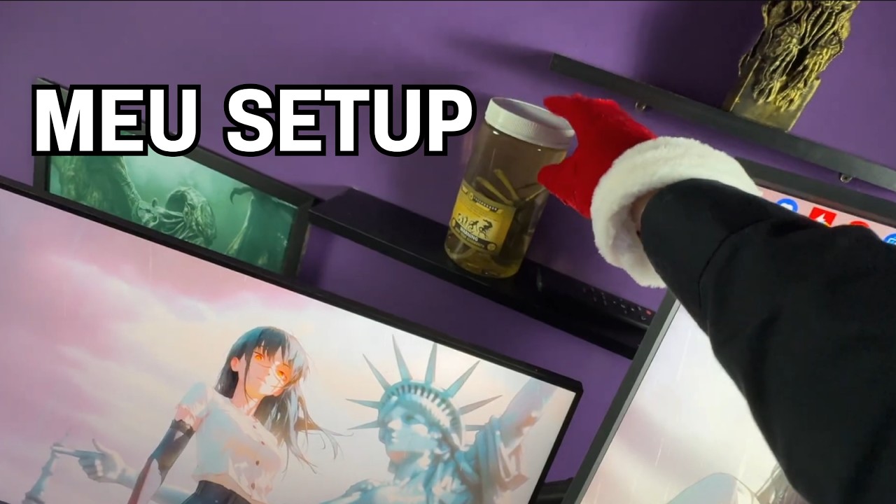 Mostrando meu Setup Gamer custo-benefício da Amazon e Aliexpress