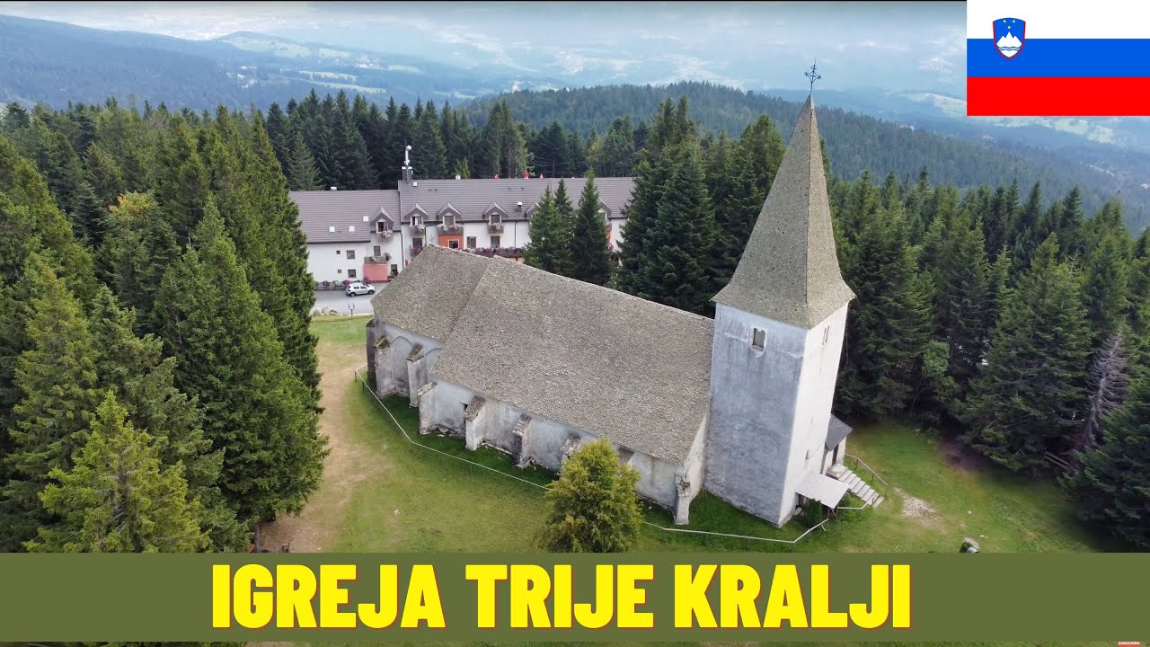 Trije Kralji Explorando a Montanha Pohorje: Um Voo Sobre a Antiga Three Kings Church