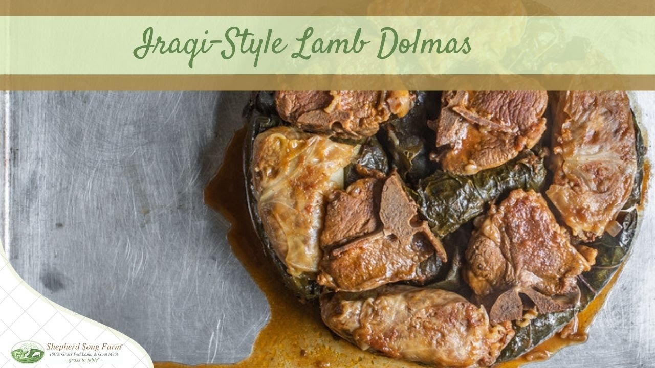 Iraqi-Style Lamb Dolmas with Lamb Chops