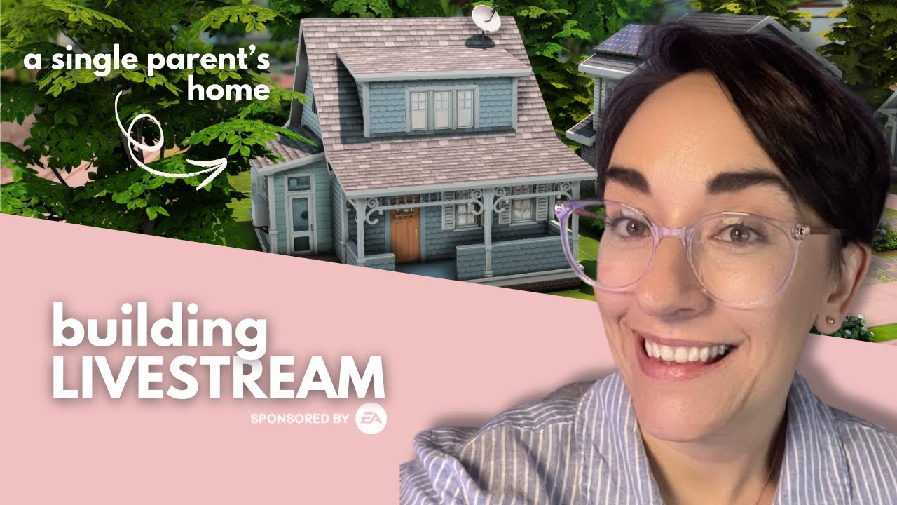 🌻Building a single mum's home in The Sims 4🌻 LIVESTREAM
