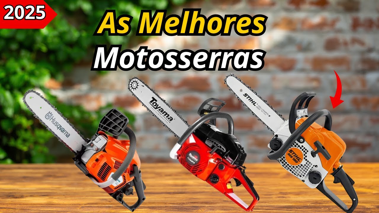 DESCUBRA A MELHOR MOTOSSERRA A GASOLINA: Stihl, Toyama ou Husqvarna? Potência, Eficiência.