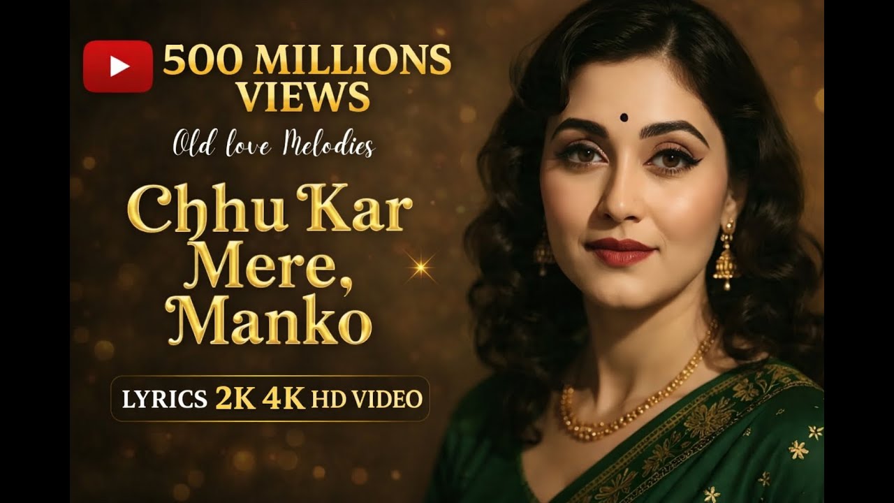 Chhu Kar Mere Manko | 60s–70s Style Sad Romantic Song | Old Bollywood Vibes