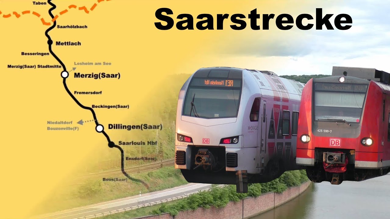 Saarstrecke Dokumentation - Geschichte, Verkehr, Streckenverlauf u.v.m. [Saarbrücken-Karthaus]