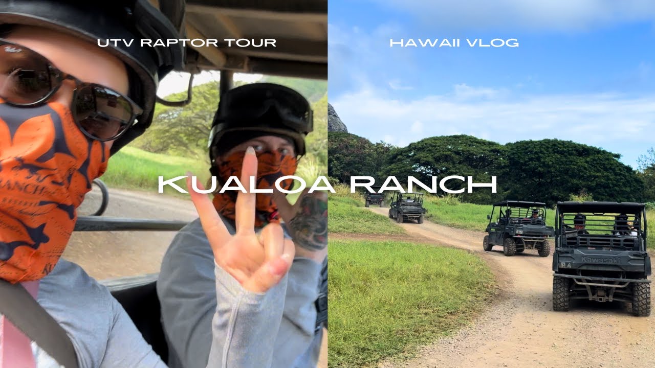 Kualoa Ranch UTV Raptor Tour | Hawaii Vlog 🌺