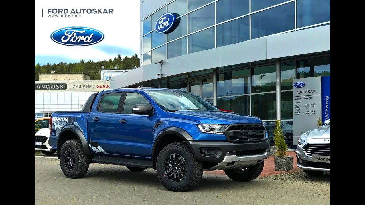Ford Ranger Raptor 2020 2.0 EcoBlue 213KM Bi-Turbo 4x4 Performance Blue - Autoskar Kielce
