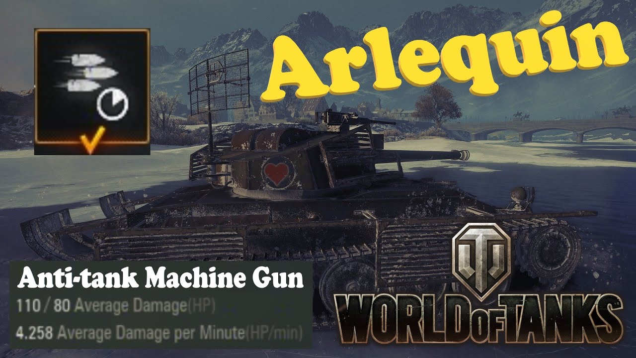 World of Tanks | Steel Hunter Stage 2 | WoT Arlequin | Arlequin WoT | Anti-tank Machine Gun
