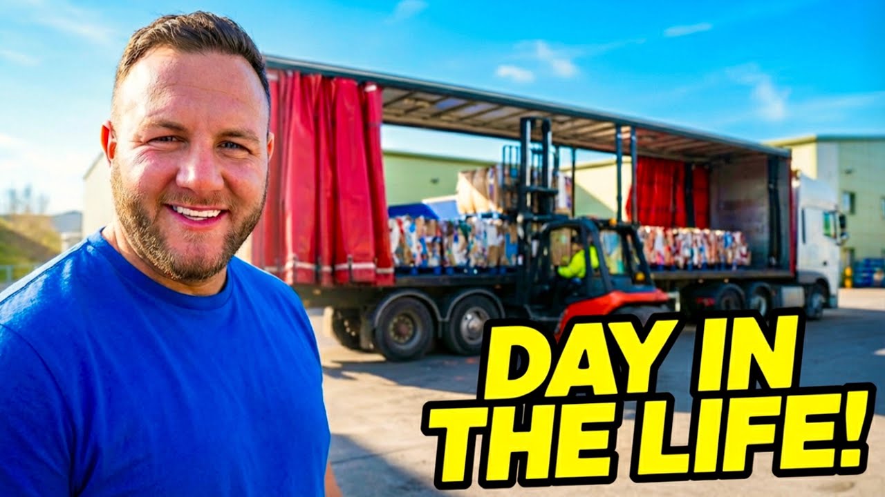 UK trucking, Day in the life of a truck driver! 