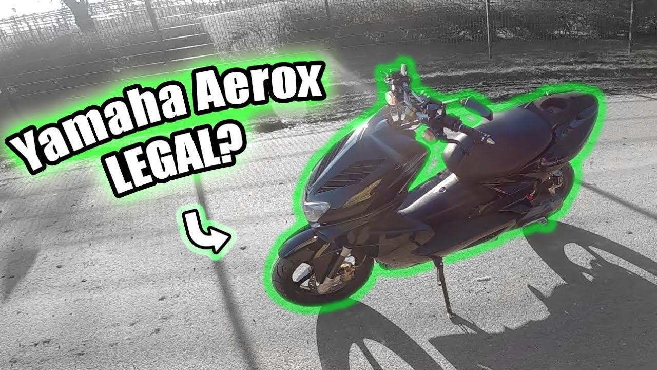 50ccm Aerox fährt original 81kmh! | Roller wheelies