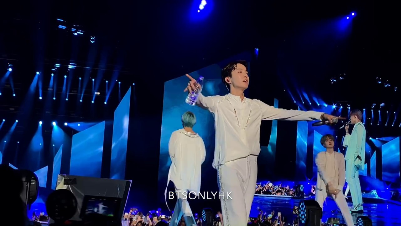 190119 I NEED U + RUN BTS(방탄소년단) Love Yourself Tour in Singapore 4K Fancam