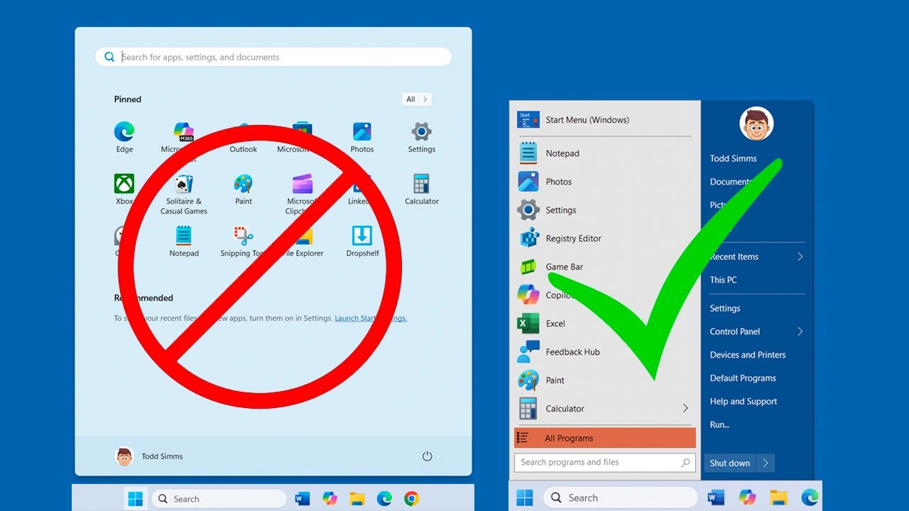 How to Get the Classic Windows 7 Start Menu in Windows 11 & 10 with OpenShell
