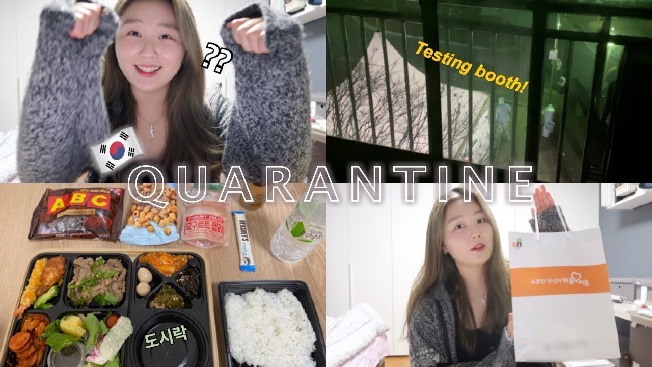 👩🏻‍🔬South Korea Arrival Quarantine | My test results, Unboxing Self-quarantine bag