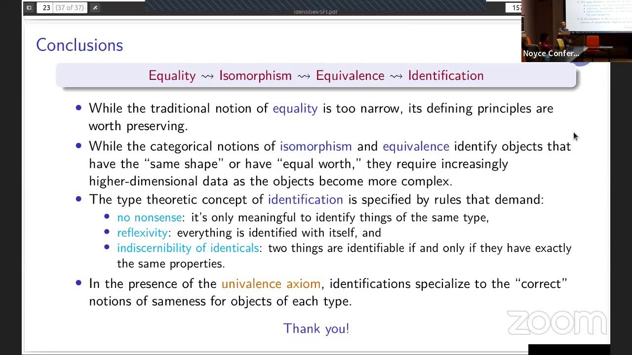 On the art of giving the same name to different things