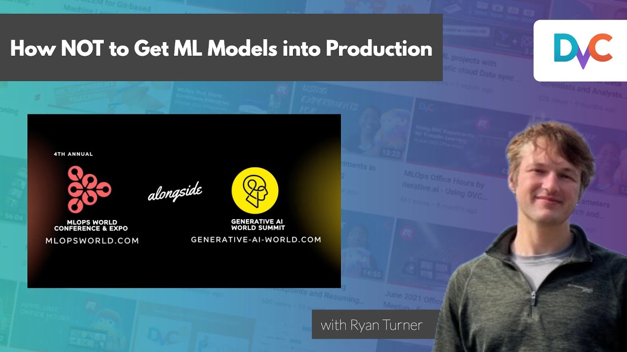 How to NOT get ML Models into Production - Ryan Turner Lightning Talk at MLOps World 2023