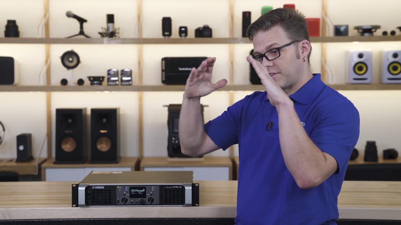 Yamaha PX Commercial Amp DSP Setup | Crutchfield video